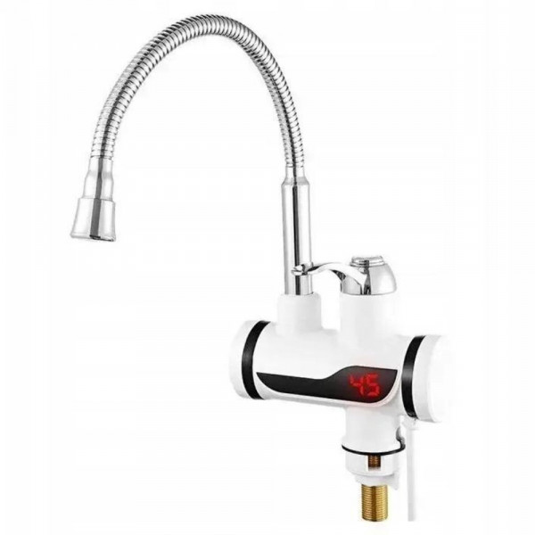 ⚡ Мощен проточен електрически бойлер  BEAST II 3000W – СТОЯЩ МОНТАЖ! - RX-001-1 - V-127 - с ГЪВКАВ чучур