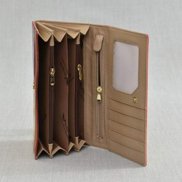 ЛУКС портфейл Ван Гог от естествена кожа и ръчна изработка, 456-8