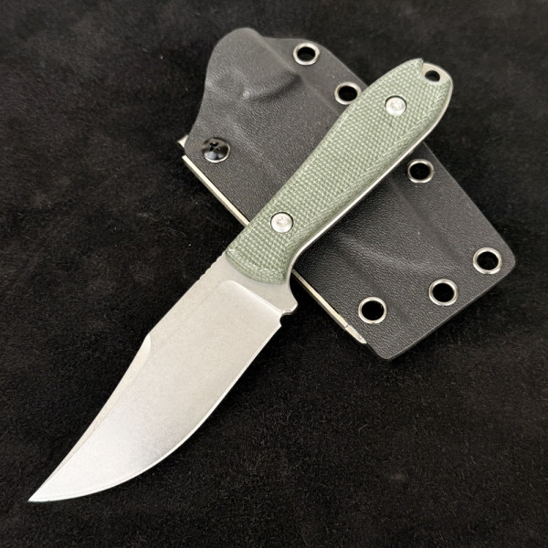 Компактен немски ловен нож Der HUNT 453 D2, фултанг, стомана D2, тактическа кания KYDEXс клипс