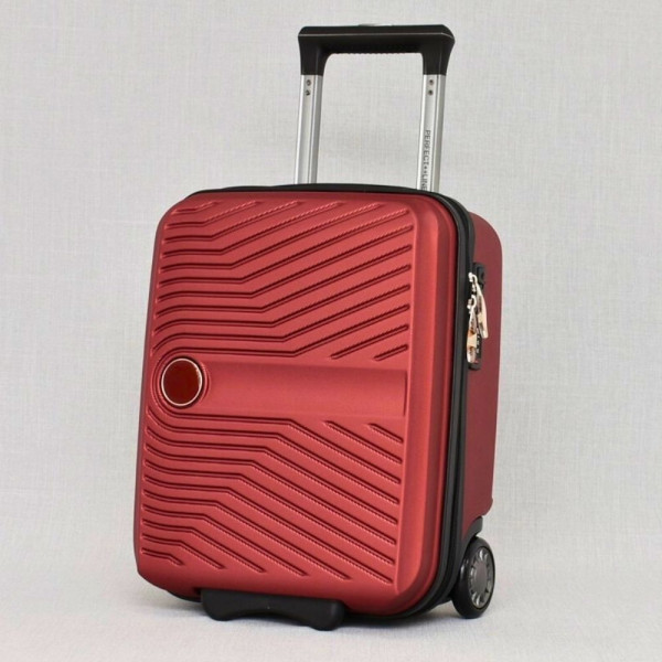 Здрав и надежден куфар за ръчен багаж 40 х 30 х 20 за всички нискотарифни компании! Издръжлив ABS, заключване BORDO- 6001 - бордо