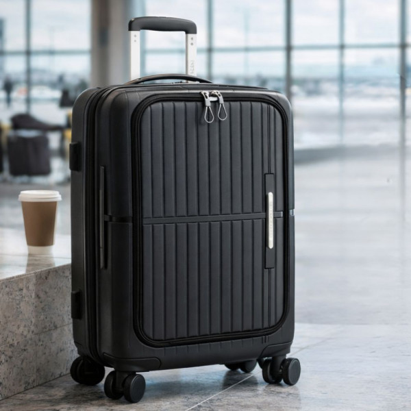 Висок клас бизнес куфар за ръчен багаж с отделение за лаптоп, качествен полипропилен - 2008