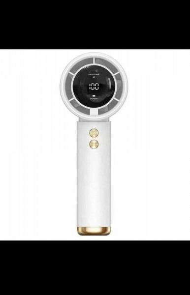 ⚡ Турбо мини вентилатор със 100 скорости, LED дисплей и USB зареждане – силен въздушен поток-N68