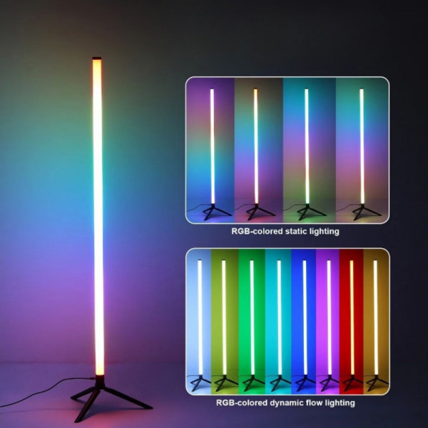 Нова модерна ъглова лампа LumiMagic с височина 120 см. и 360-градусово осветяване - FA-3001