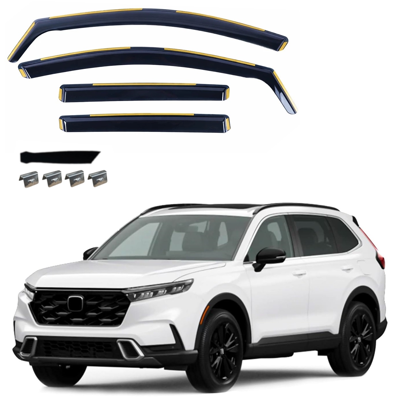 Комплект от 4бр. ветробрани за HONDA CR-V VI 2022+