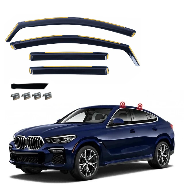 Комплект от 4бр. ветробрани за BMW X6 G06 2019 - 2025 г.