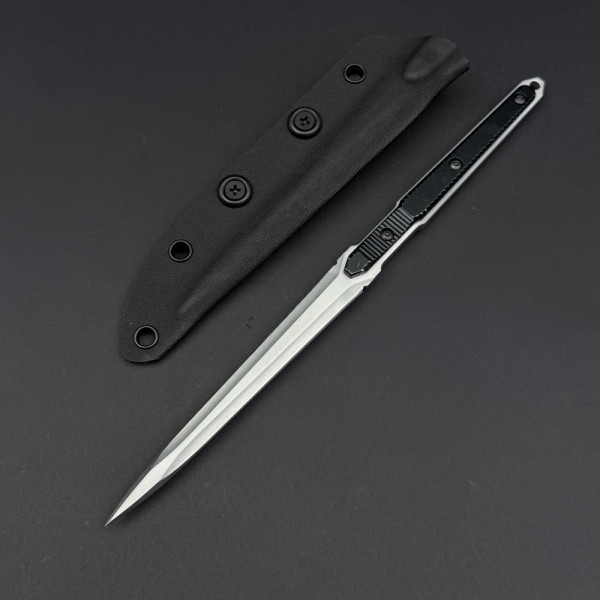 HavocWorks HN series SILVER DAGGER тактически нож- дага, стомана 440C, алуминиева дръжка