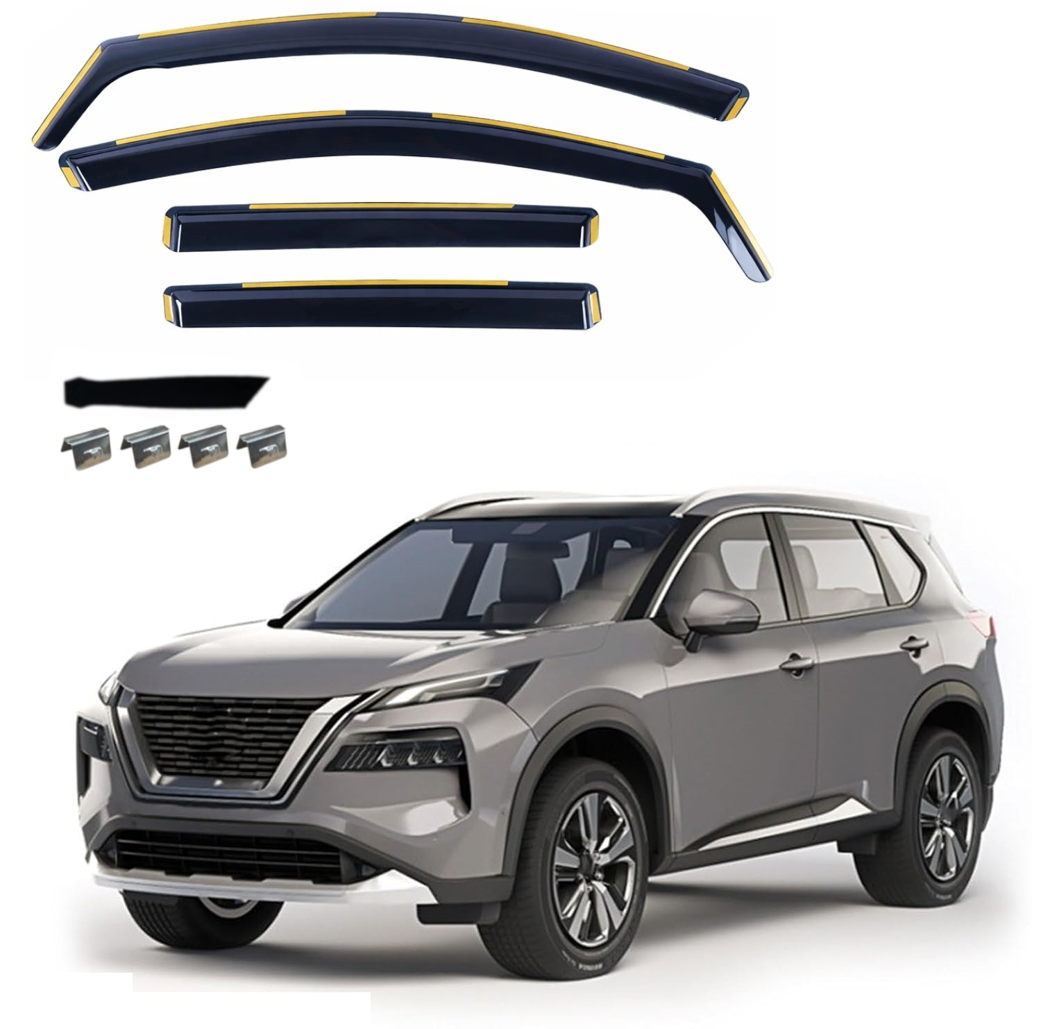 Комплект от 4бр. ветробрани за Nissan ROGUE / X-Trail IV (T33) 2022 г. +