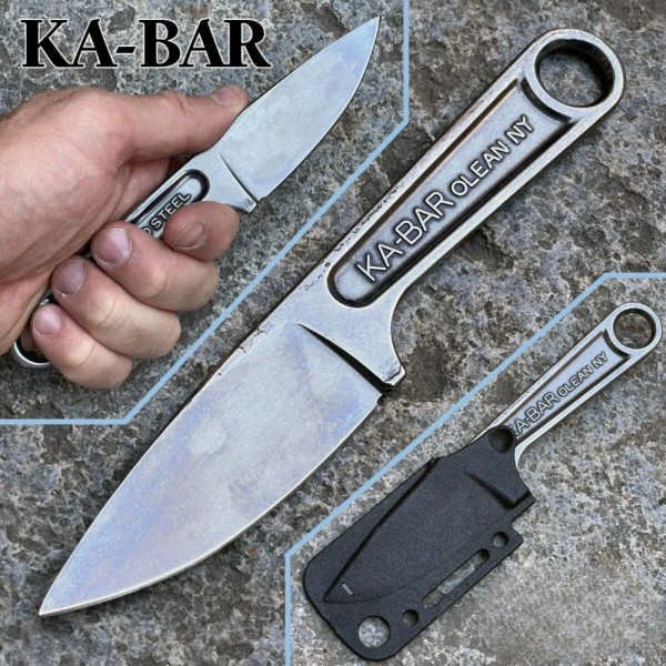 Тактически нож за врат Ka-BAR OLEAN NY, стомана 425, кания ABS