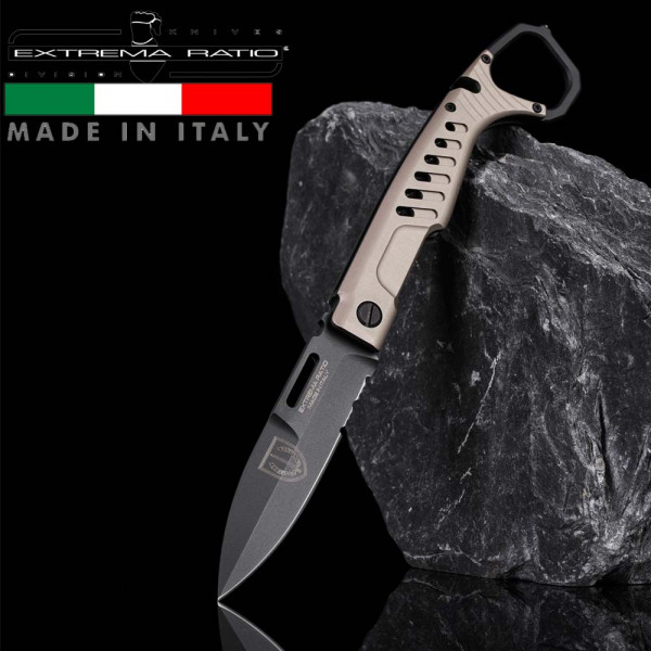 Тактически и сгъваем нож 2в1 Extrema Ratio MH_STEALTH,  с кания и пръстен за захват