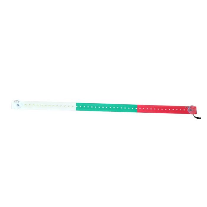 Диодна Led лента в три цвята - бяло, зелено и червено, 60см, 12-24V, PG392