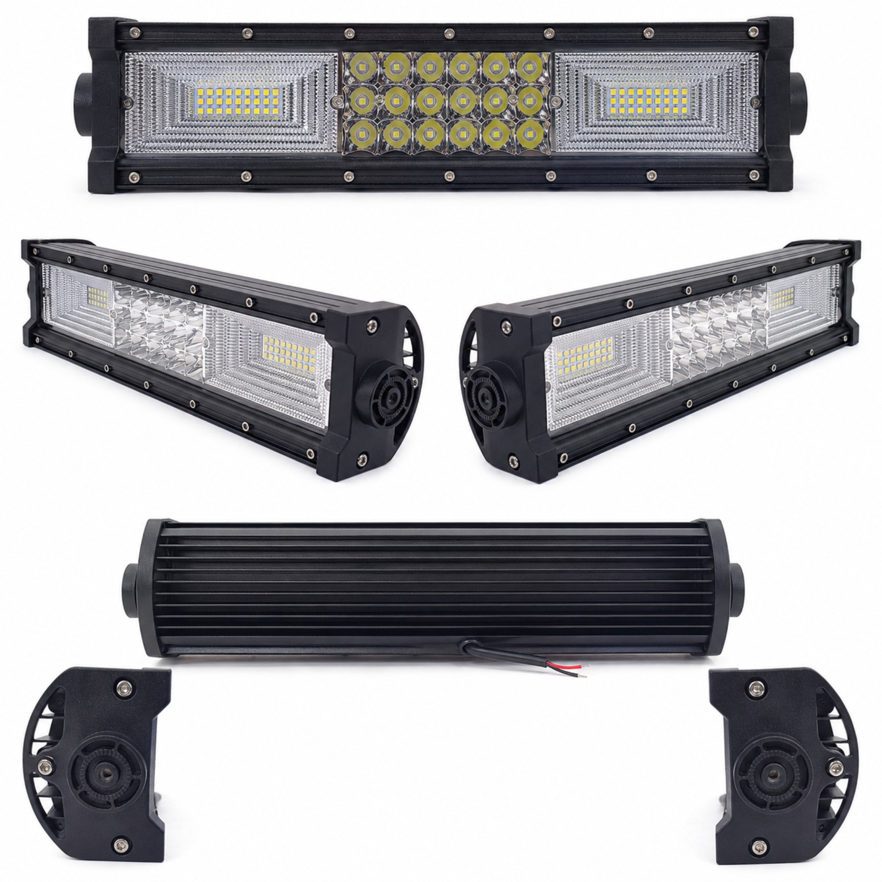 Лед бар Spot/Flood Combo, 72W, 35см, 7200lm, за кола, джип, камион, ATV, UTV 0772