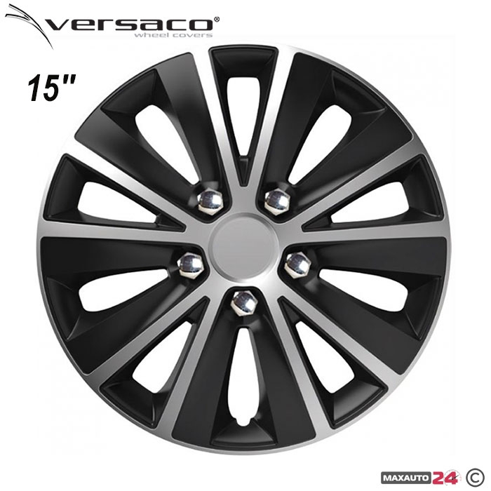Тасове за джанти 13'' Versaco Rapid NC Silver / Black
