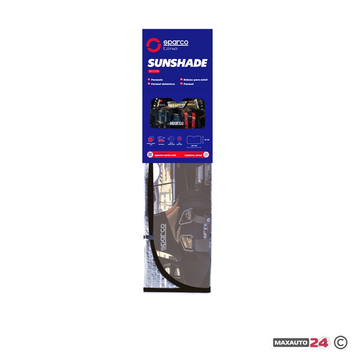 Сенник за предно стъкло sparco - 140x70 SPC1717L