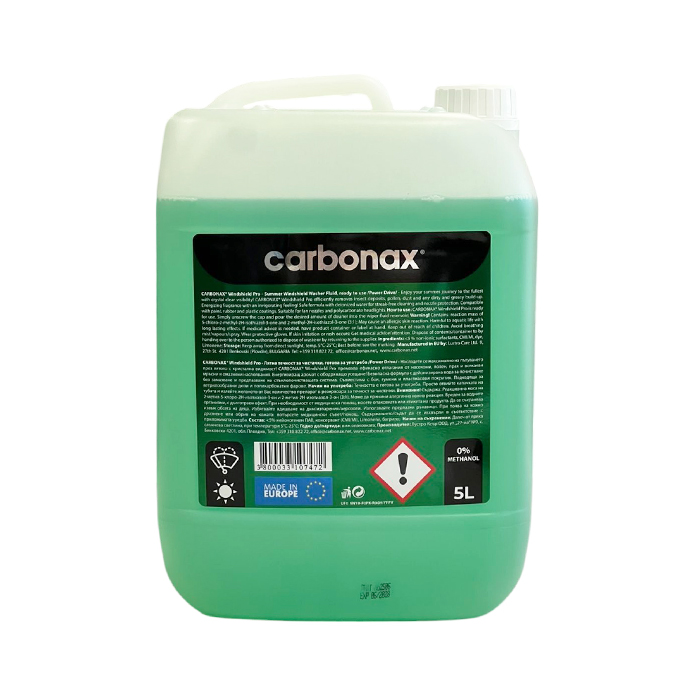 Carbonax Течност за чистачки лятна 5л - Готова зелена