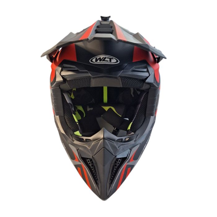 Кросова Каска 127 - S - Matt Black/Red