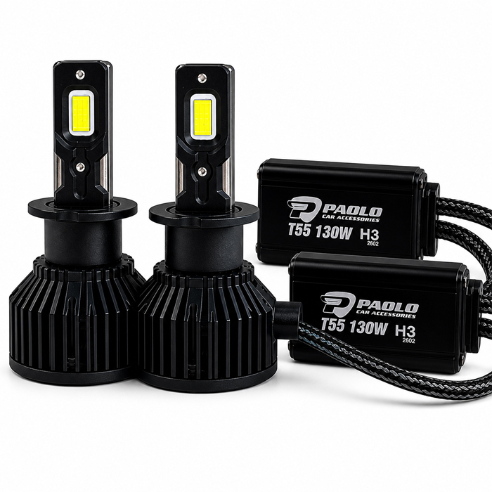 Лед крушки за кола - H3 / T55 - 130W - 12/24V