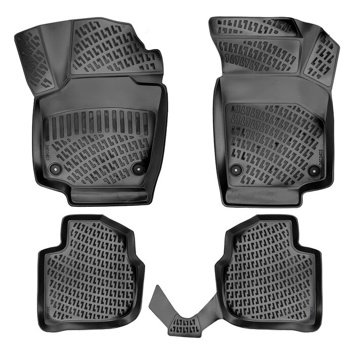 Гумени стелки RizLine съвместими с Seat Toledo 2012+