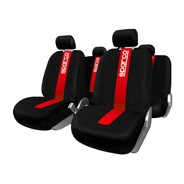 Тапицерия за кола Sparco - SPC1013 Черно/Червено